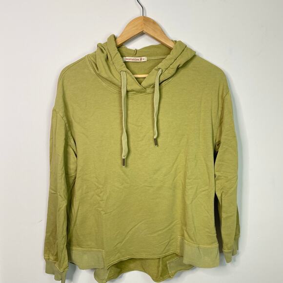 Wearables by XCVI Hoodie in Chartreuse Green Yellow Size S - Picture 1 of 5